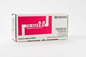 Tóner magenta Kyocera TK-560M, EMBALAJE ORIGINAL LIGERAMENTE DAÑADO, TÓNER SIN USAR - Imagen 1 de 2