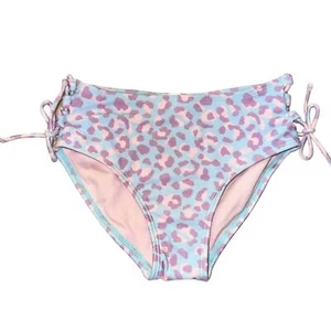 NWT Art Class Blue Leopard Bikini Bottoms - Picture 1 of 3