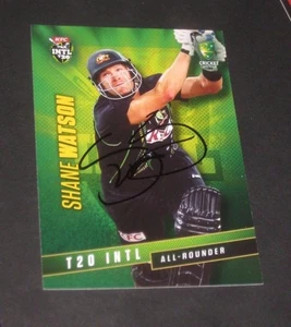 Shane Watson (Australia) signed Australian 20/20 Card + COA - Picture 1 of 12
