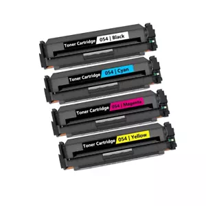 4PK BK/C/M/Y Toner For Canon 054 Color ImageCLASS MF640C 641 642 LBP620C Series - Picture 1 of 1
