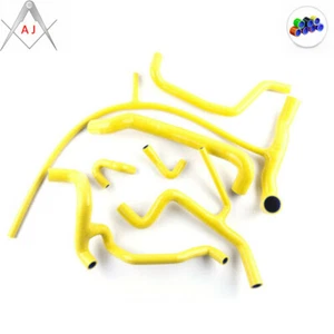 Silicone Radiator Coolant Hose Kit For VW GOLF GTI MK3 VR6 2.8 V6 94-98 Yellow - Picture 1 of 10