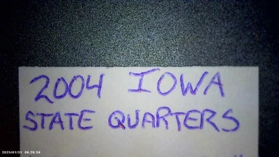 2004 IOWA State Quarter BROKEN WINDOW??  12 coins   SEE MY "SELLERS OTHER ITEMS" - Image 1 of 4