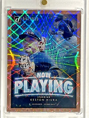 2020 Panini Donruss Now Playing /999 Keston Hiura #NP-11 - Image 1 of 2