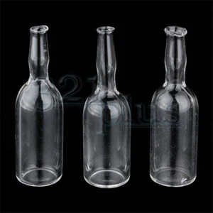 3 Stk. Miniaturflasche Puppenhaus Schnapsflaschen Maßstab 1:6 Miniatur Nachricht - Bild 1 von 3