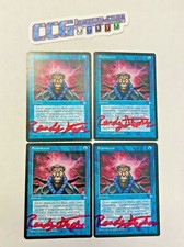 Brainstorm x4 4x Ice Age Signed by Randy Stephen Miscut Off Center **CCGHouse**