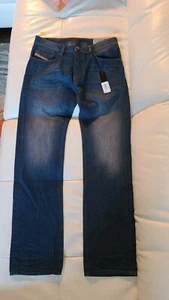 Diesel Waykee Calce Regular Elastizados Azul Oscuro 29 W x 32 L Lavado 0849B Nuevo - Imagen 1 de 10