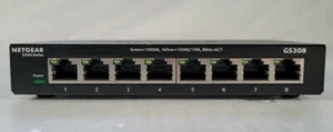 NETGEAR S350 Series 8-Port Gigabit Ethernet Switch Model GS308 - Picture 1 of 3