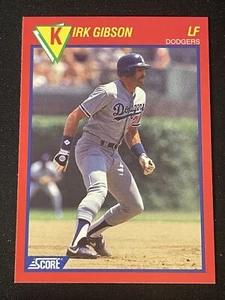 1989 Score Baseball's 100 Hottest Players #30 Kirk Gibson - Picture 1 of 2