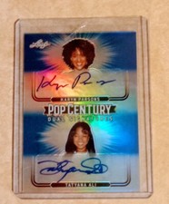2018 Leaf Pop Century Karn Parsons & Tatyana Ali "Fresh Prince" #7/25 auto card