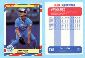 1988 Fleer Baseball' Superstars #19 Jimmy Key   Box 846 - Picture 1 of 1