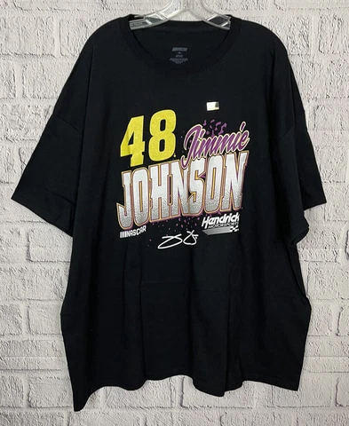 NWOT Jimmie Johnson 48 Nascar T Shirt Hendrick Motorsports One Side Men's 3XL Cover