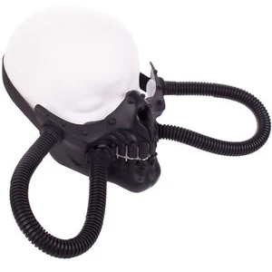 Steampunk Skull Mouth Face w Long Tubes Costume Halloween Plastic Half Mask, ... - Picture 1 of 5