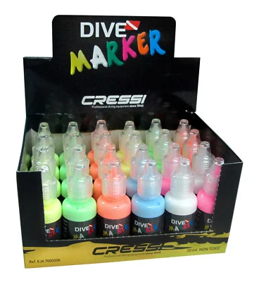 Cressi Dive Gear Marker Markierungsfarbe Ausrüstung Kennzeichnung 20 ml
