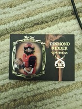 Desmond Ridder ~ 2022 Wild Card Matte Black ~ Smoking Gun #SG-3 | Falcons