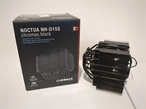 Refroidisseur CPU double tour Noctua NH-D15 chromax (noir) (140 mm, noir) - Photo 1/9