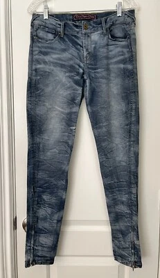 Pantalones de mezclilla Divine Rights of Denim LUST tiro bajo clásicos ajustados talla 30 (30x30 acto) Foto 1 de 4