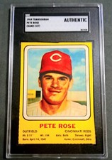 1969 Transogram Pete Rose Hand Cut SGC !!