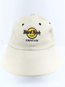 Hard Rock Cafe Cancun Mexico Souvenir Hat One Size Adjustable Previously Worn - Picture 1 of 13