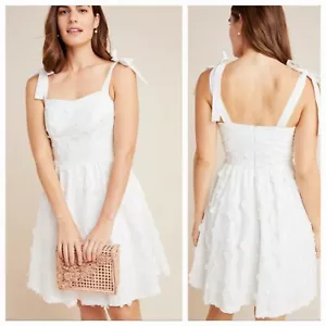NWT Gal Meets Glam x Anthropologie Trudy Dress- Graduation, Bride, White, Mini - Picture 1 of 12