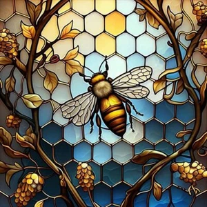 Honeybee Diamond Painting Kits for Kids Diamond Art Kits for Adults 5D DIY Full - Picture 1 of 7