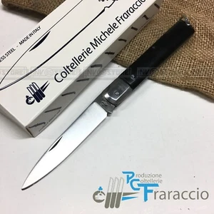 Coltello Artigianale FRARACCIO Sfilato Siciliano MADE IN ITALY Manico ABS 19 cm - Foto 1 di 1
