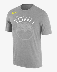 Golden State Warriors NBA Unisex Grey The City Short Sleeve Triblend T-Shirt - Picture 1 of 1