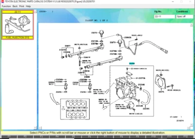 Genuine Lexus SC430 LS430 GS430 Throttle Body 22030-50160 3UZFE Engine OEM - Image 1 of 4
