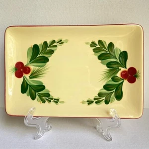 Gail Pittman Southern Living at Home Christmas Memories rectangular tray plate - Picture 1 of 7