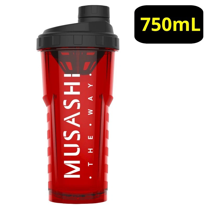 MUSASHI Alpha Shaker 750mL Capacity Leak-proof Non-toxic Plastic BPA & DEHP FREE - Image 1 of 1