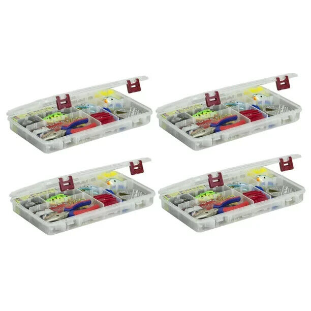 Fishing Box Organizer Double Sided Lure Box Clear Tackle Box
