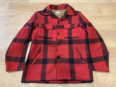 De Colección 1950’s Carter’s Son Mackinaw Lana Tareas de Campo Chaqueta Ropa de Trabajo L Bolsa de Juego Foto 1 de 4