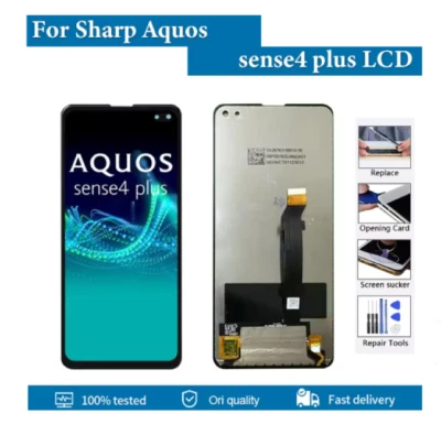 LCD Display Touch Screen Digitizer Assembly For Sharp Aquos sense4 plus Replace - Image 1 of 2