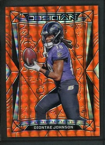 2024 DIONTAE JOHNSON 05/24 PANINI OBSIDIANA FÚTBOL AMERICANO NFL GEOMÉTRICO NARANJA - Imagen 1 de 2