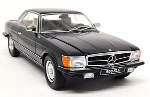 KK 1/18 Mercedes Benz 500 SLC C107 1981 Dark Blue Diecast Scale Model Car - Picture 1 of 8