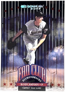 Donruss Fan Club 2002 - Randy Johnson - Career Stat Line/200 - Diamondbacks - Imagen 1 de 2