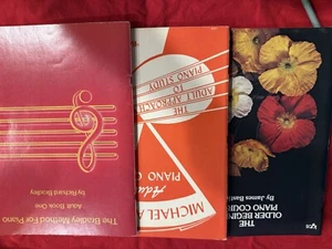 3 Books, Bradley Method for Piano: Adult Book One, Older Beginner & Adult Piano - Picture 1 of 12
