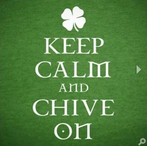 Authentic IRISH Keep Calm and Chive On Tee - KCCO - Size XL - Bild 1 von 12