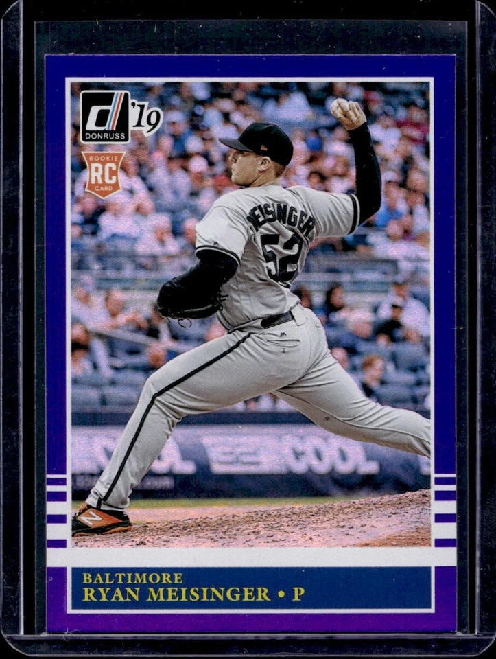 2019 Panini Donruss Ryan Meisinger RC Purple Foil Baltimore Orioles #248 - Image 1 of 1
