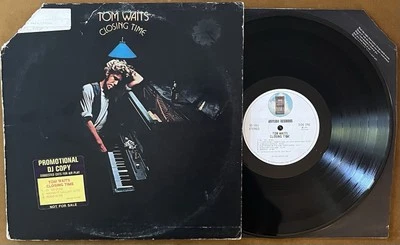 TOM WAITS - Closing Time 1st Original US Press 1973 LP VG+ PROMO DJ COPY - Image 1 of 3