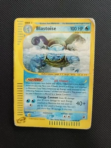 Carta Pokemon Blastoise HOLO Expedition 2002 Eng 4/165 A11 - Imagen 1 de 4