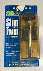 Cartucce 2 lame Schick Slim Twin Razor System 1990 vintage - Foto 1 di 2