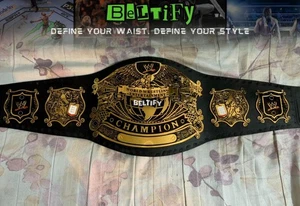 Cinturón título réplica campeonato indiscutible ultra lujo - placa de latón tamaño adulto - Imagen 1 de 5