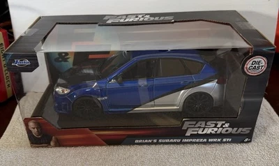 Jada Fast & Furious: BRIAN'S SUBARU IMPREZA WRX STI Die Cast 1:24 Scale - #99514 - Image 1 of 4