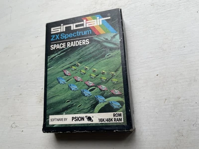CARTUCHO ROM SINCLAIR ZX Spectrum 'SPACE RAIDER' 16k/48k Ram en caja P+P gratis - Imagen 1 de 2