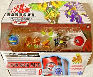 Bakugan Armored Alliance Baku-Gear 4-Pk Pharol x Gillator Ultra Pegatrix Goreene - Bild 1 von 10