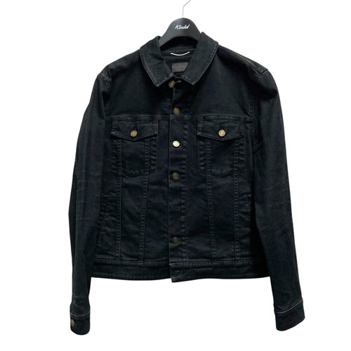 SAINT LAURENT (YSL) Giacca Saint Laurent Paris Denim Nera M Usata Elegante Condizioni Classiche
