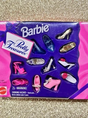 Barbie Pretty Treasures Colección Especial Zapatos De Colección Lote Mattel - Nuevos ✨⭐️✨ Foto 1 de 4