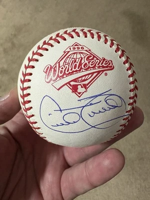 Cecil Fielder Autographed Rawlings 1996 World Series Baseball  w JSA COA - Image 1 of 3