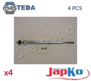 01K02 ENGINE GLOW PLUGS JAPKO 4PCS NEW OE REPLACEMENT - Picture 1 of 5