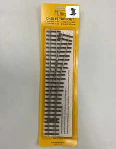 Micro Engineering ~ On30 Scale ~ Code 70 ~ #5 Turnout ~ Right Hand ~ 14-454 - Picture 1 of 1